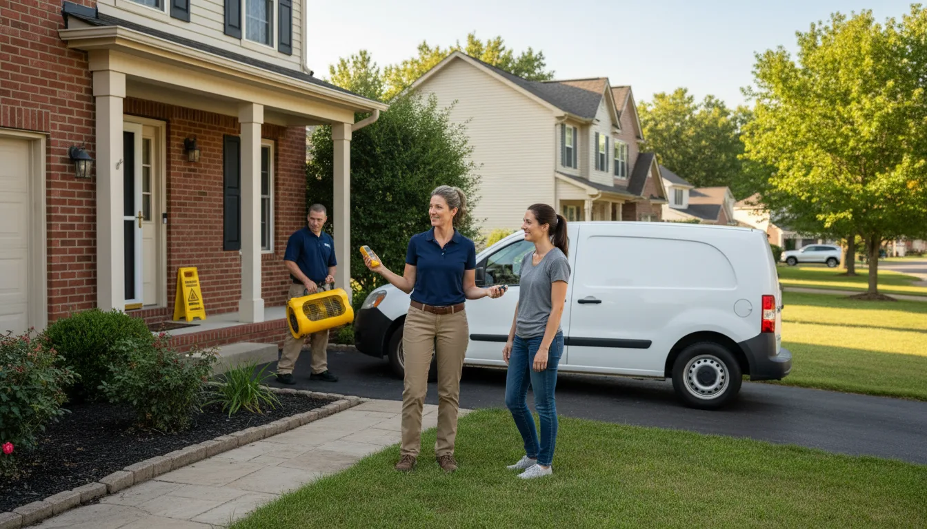 Water restoration image for Water Damage & Restoration Services in Cordova, MD
